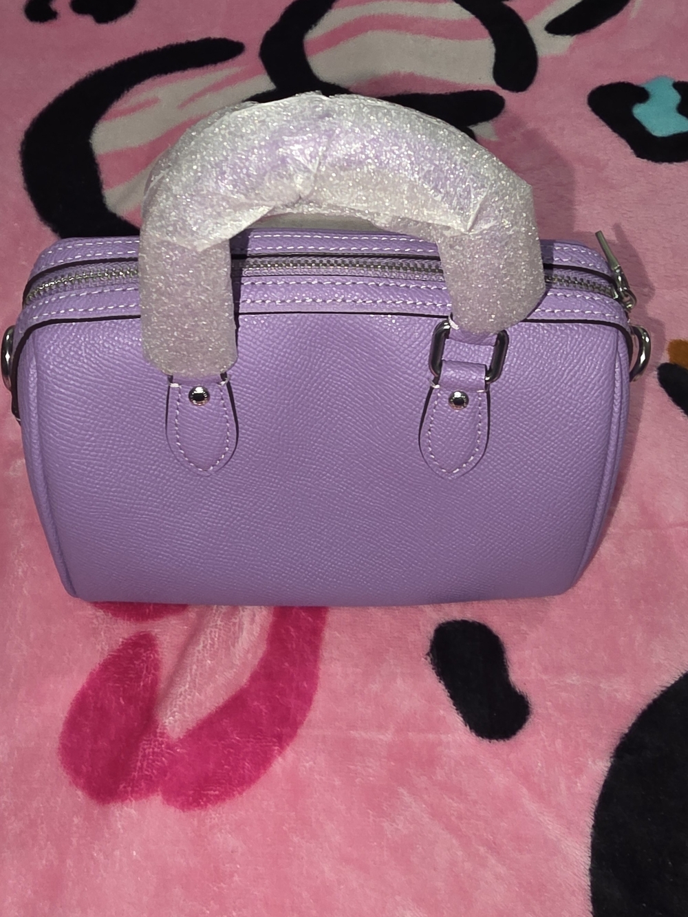 Coach Mini Rowan Purple New - Picture 3 of 5